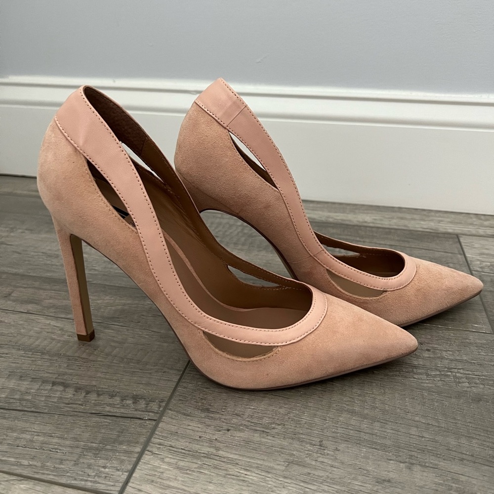 Ava & Aiden suede pumps, never worn, size 10